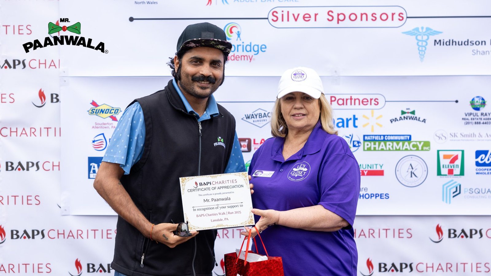 Mehul Patel AKA Mr.Paanwala Joins BAPS Charities