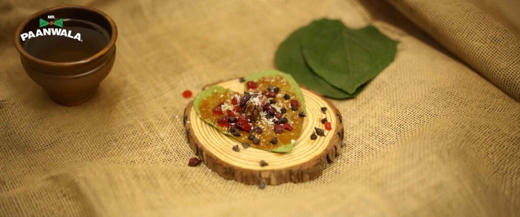 Betel leaf with traditional paan ingredients, highlighting its potential health benefits.