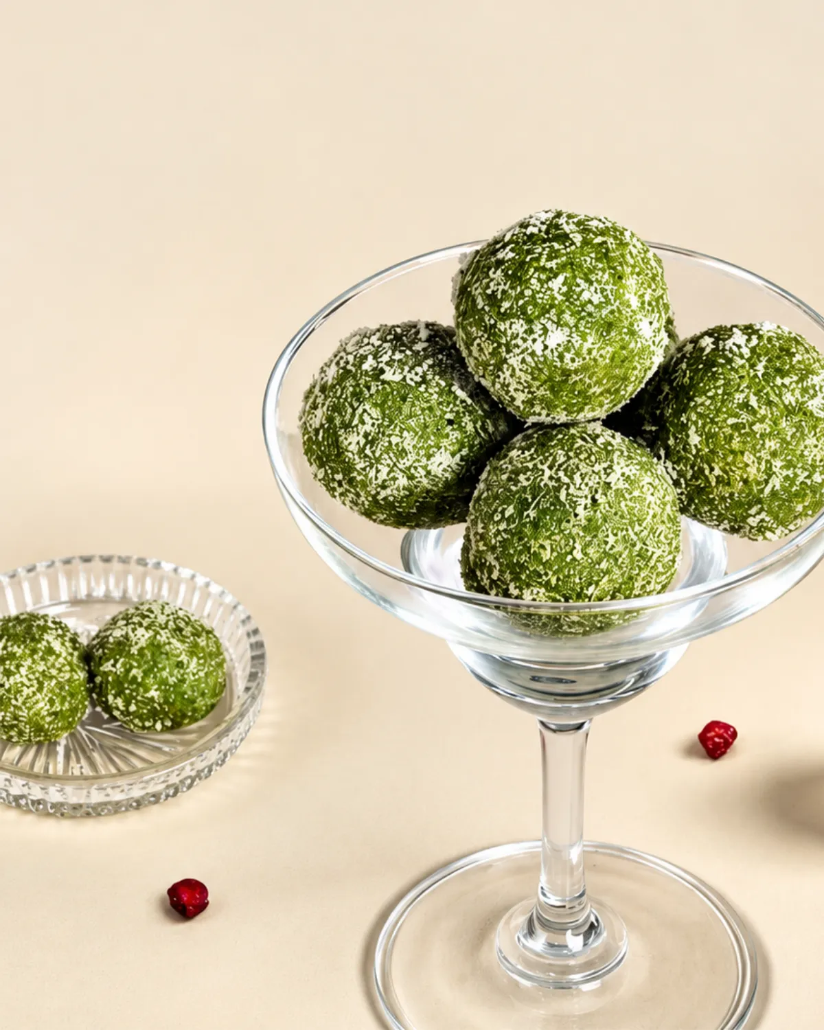 Paan truffles rolled in coconut