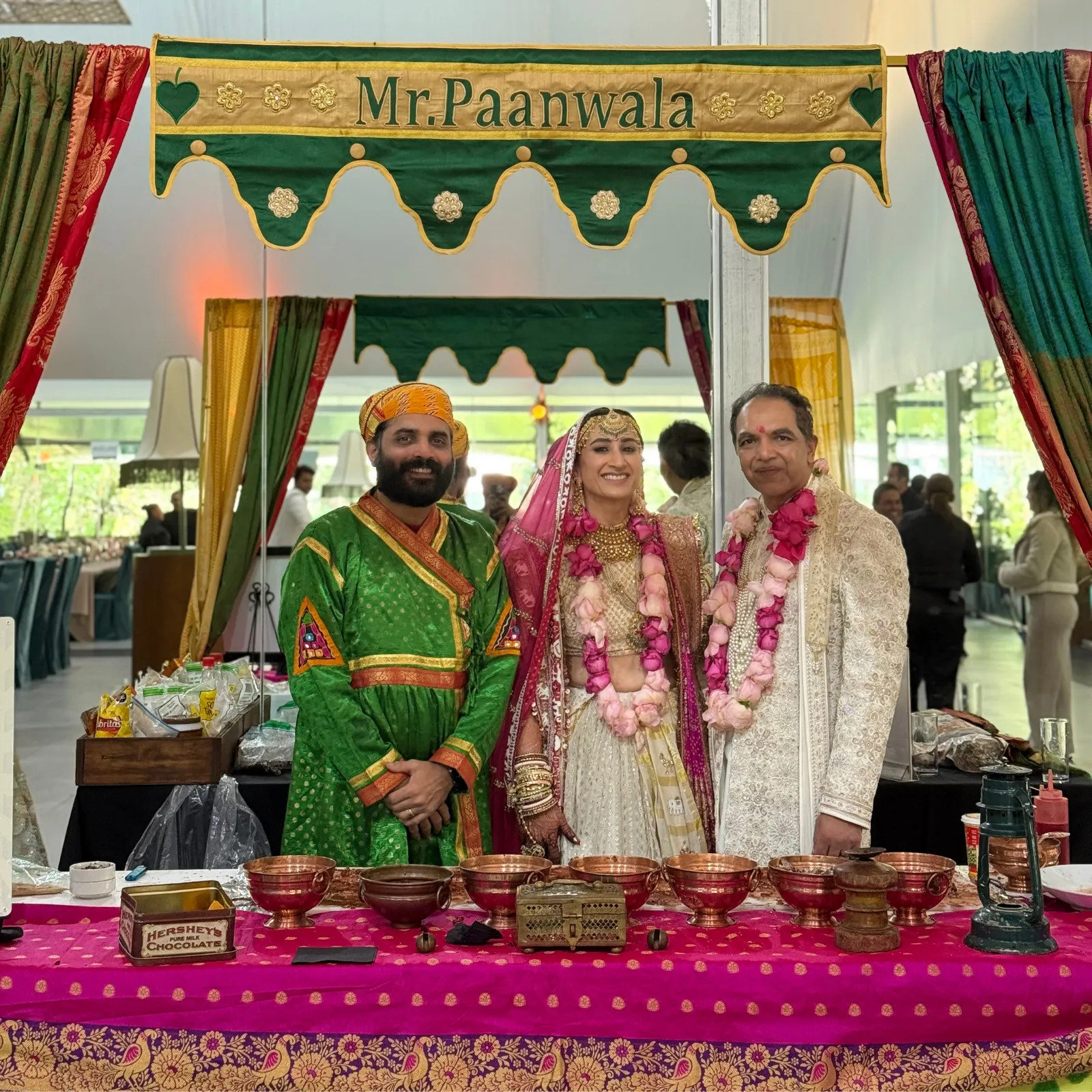 Mr.Paanwala paan counter at a wedding celebration